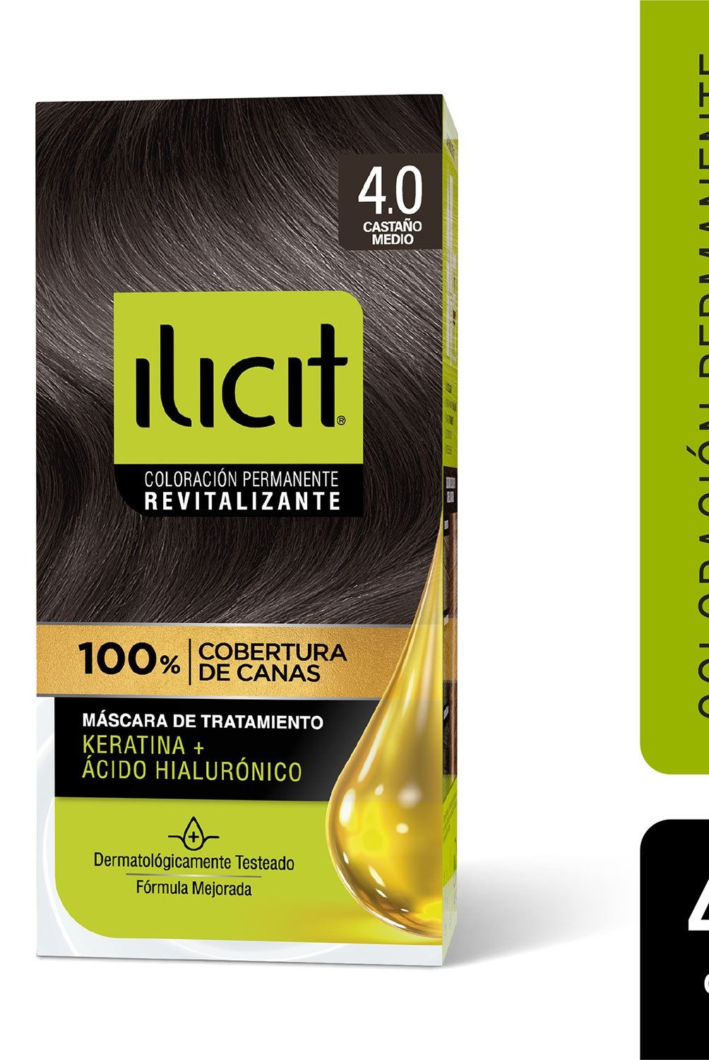 ILICIT - Coloración Permanente 4.0 Castaño Medio