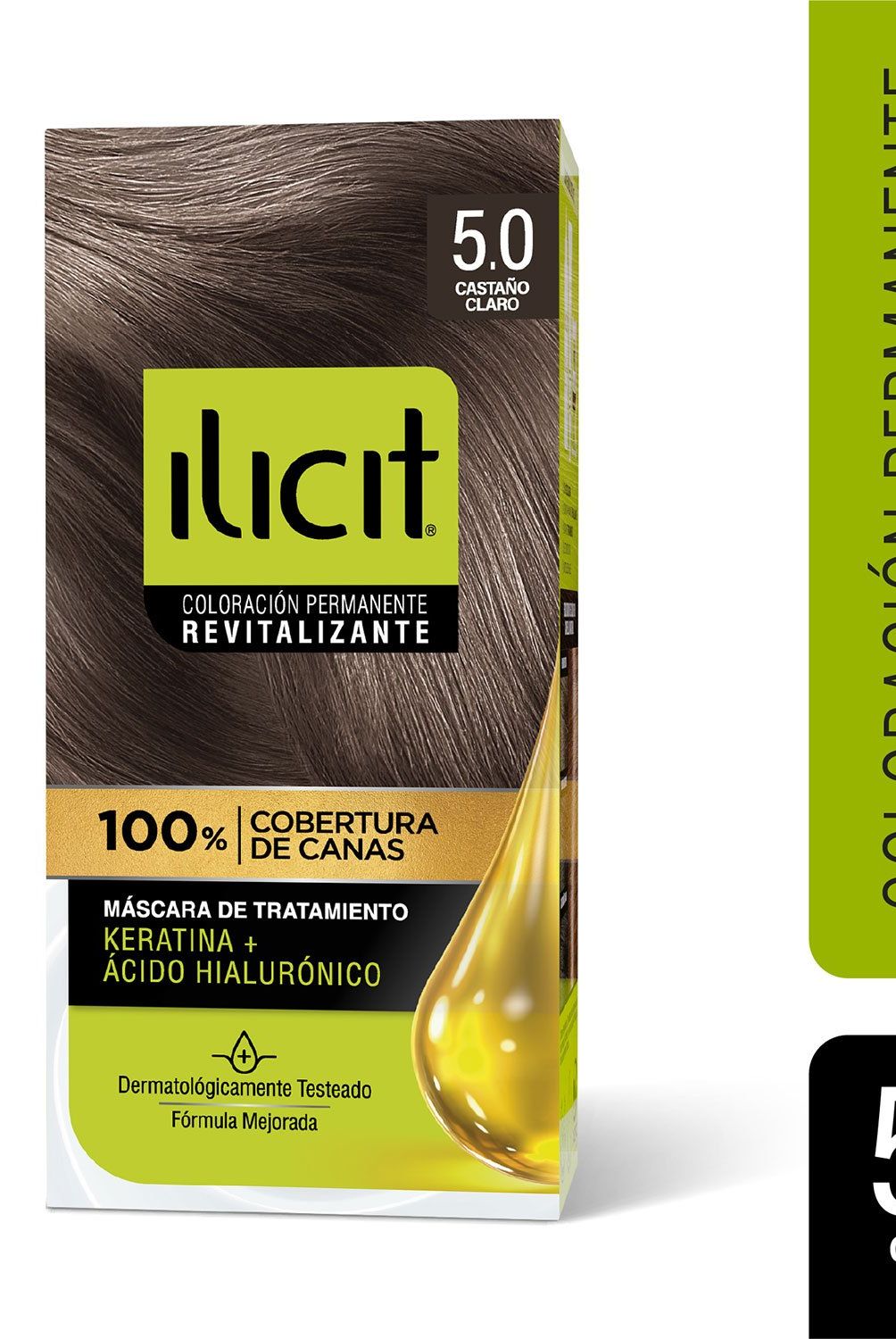ILICIT - Coloración Permanente 5.0 Castaño Claro