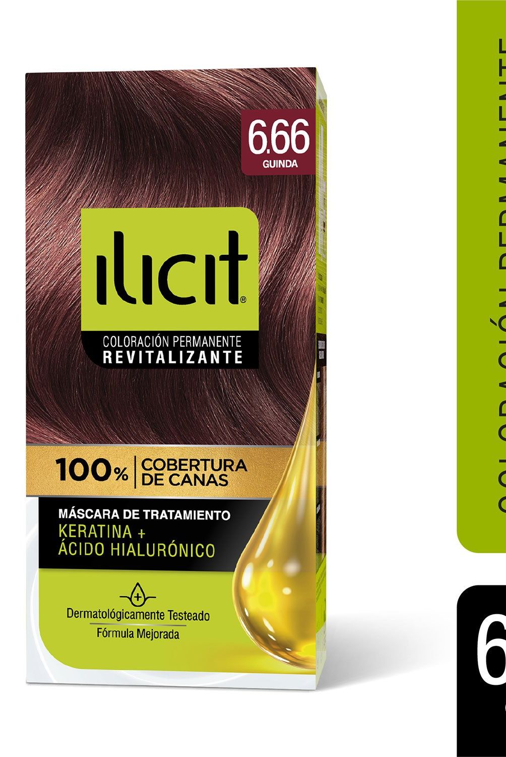 ILICIT - Coloración Permanente 6.66 Guinda