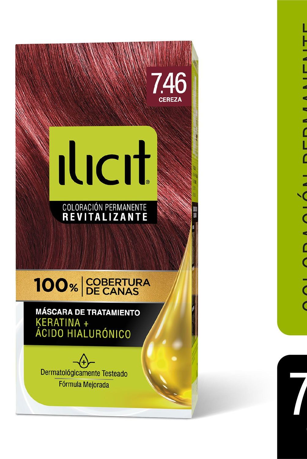 ILICIT - Coloración Permanente 7.46 Cereza