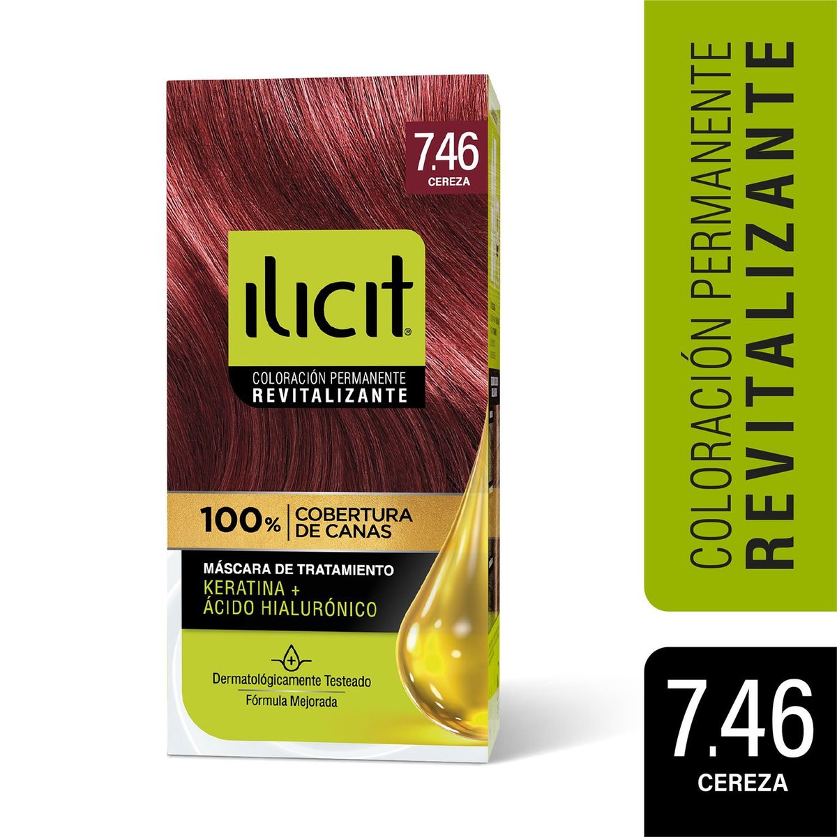 ILICIT - Coloración Permanente 7.46 Cereza