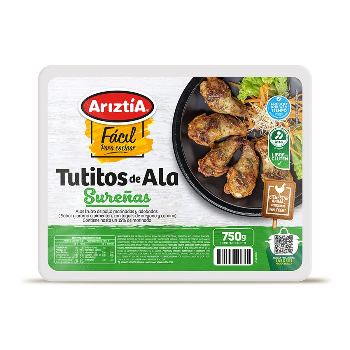 ARIZTIA - Alitas de Pollo Sureña