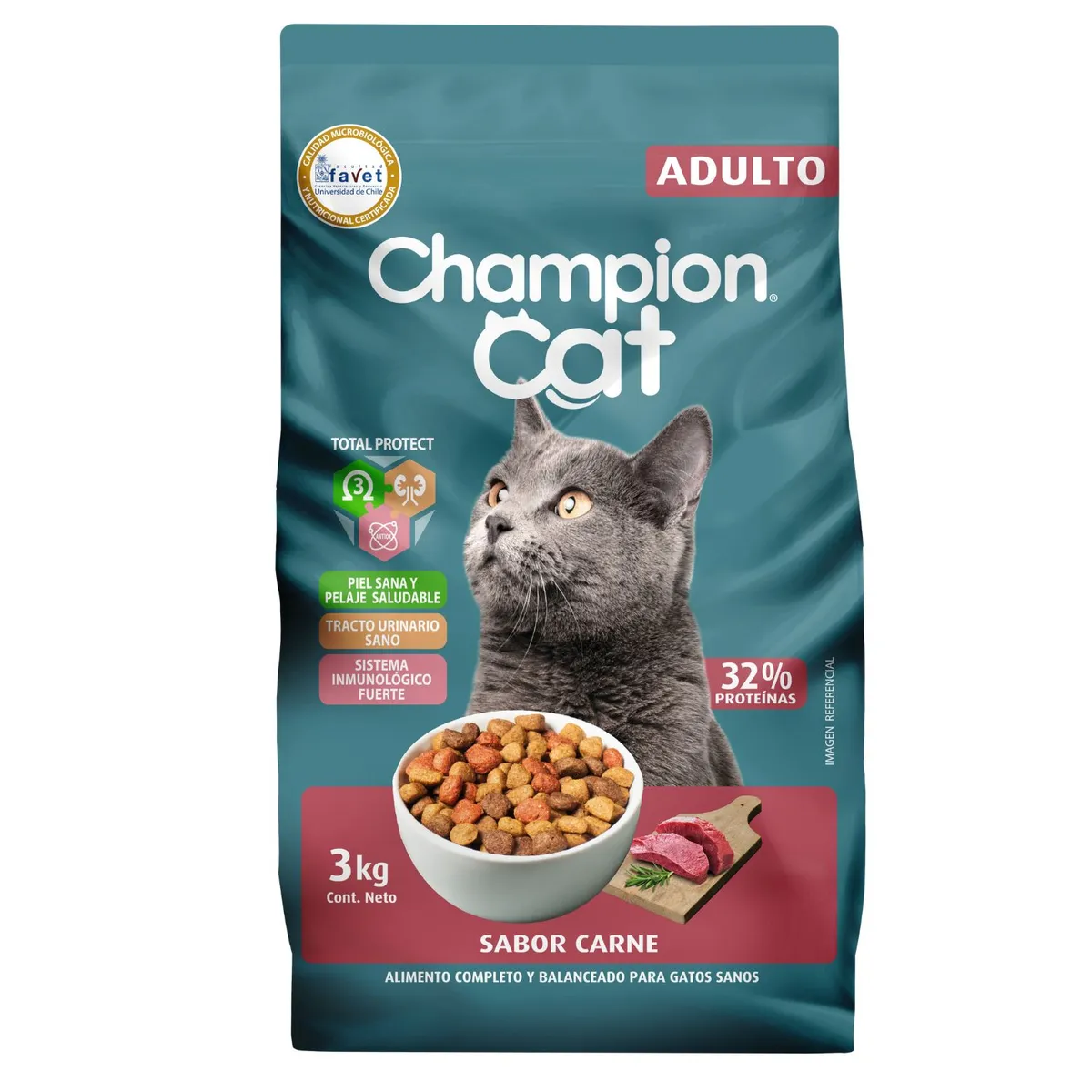 CHAMPION CAT - Alimento Para Gatos Carne