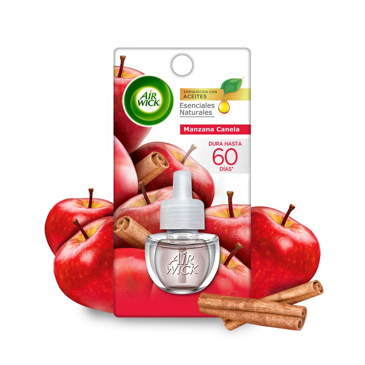 AIR WICK - Desodorante Ambiental Manzana-Canela Air Wick 21 ml