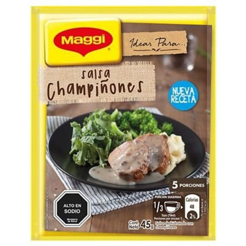 MAGGI - SALSA CHAMPINONES MAGGI 45 GRS.