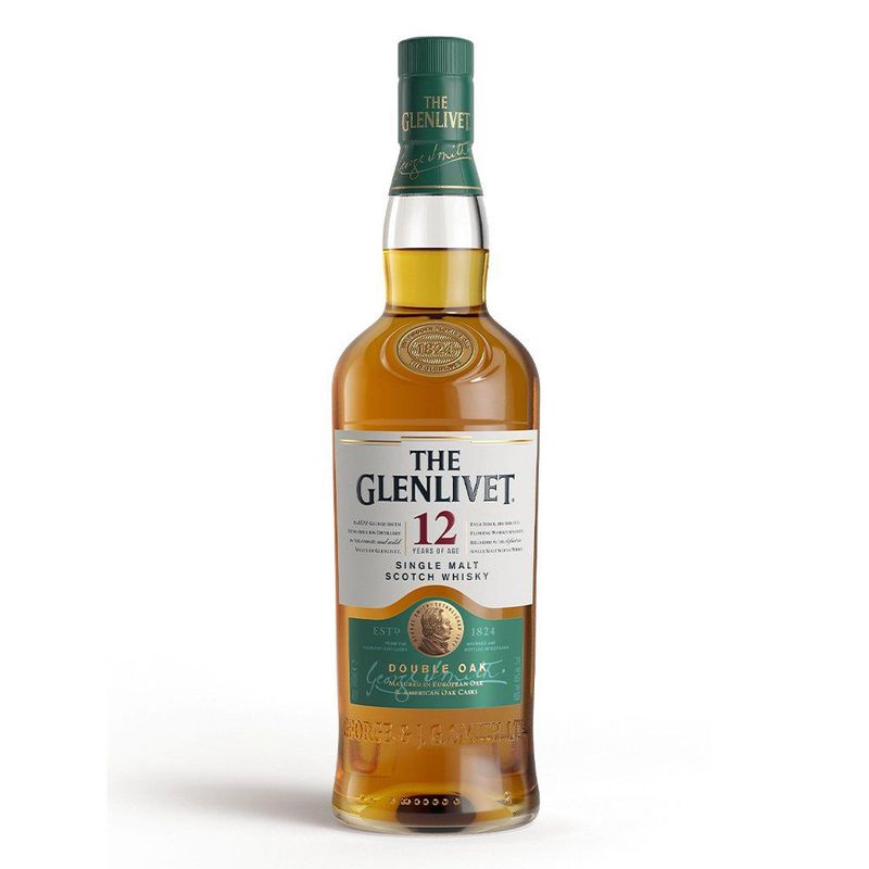 THE GLENLIVET - Whisky 12 años The Glenlivet 40° 700 cc