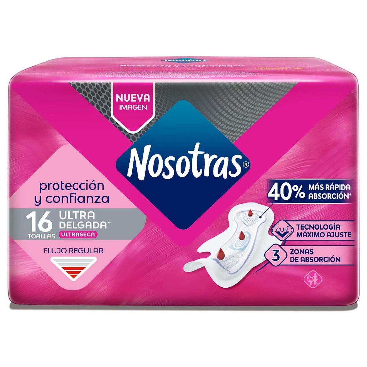 NOSOTRAS - Toalla Higiénica Ultra Invisible Malla