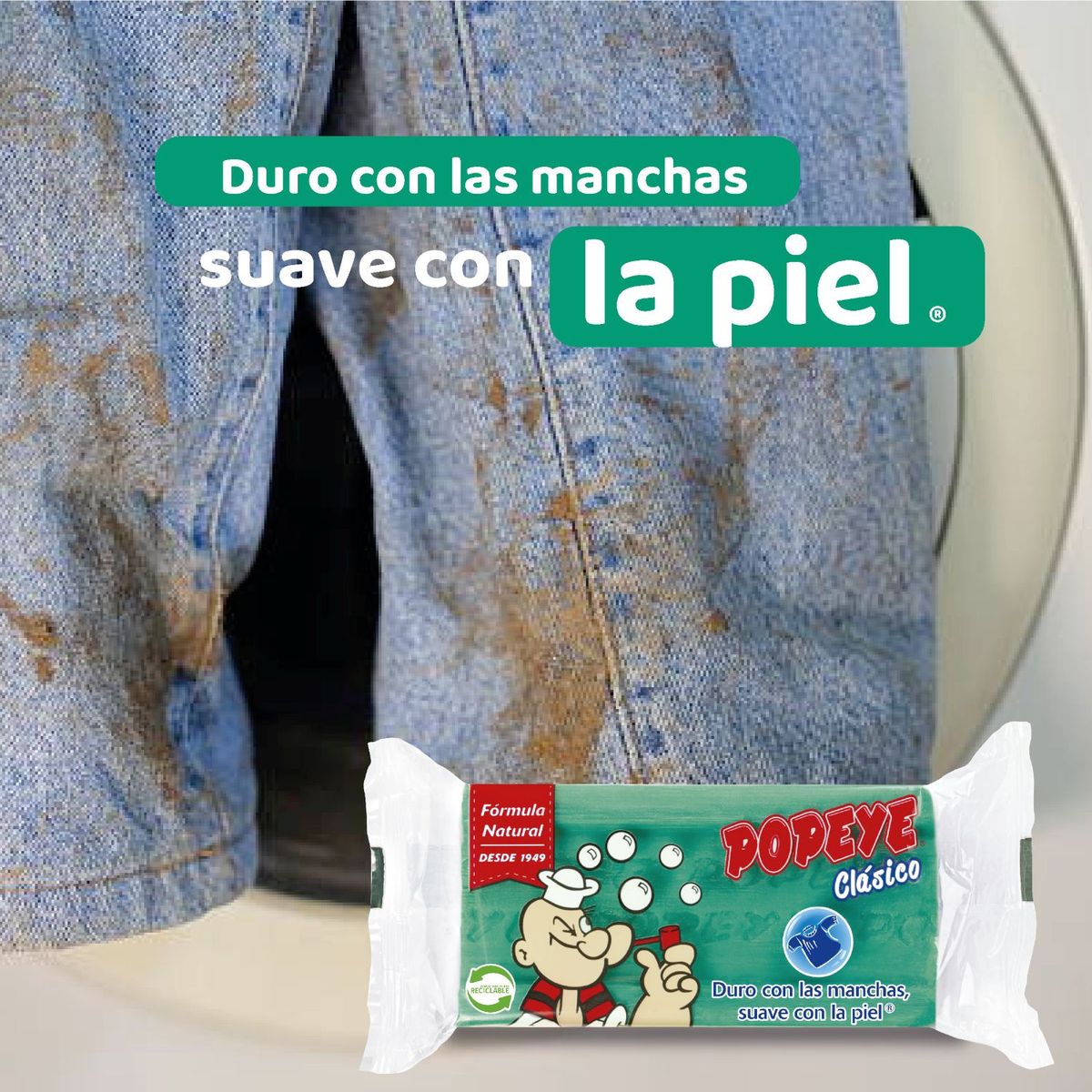 POPEYE - Jabón en Barra Clásico Popeye 170 gr
