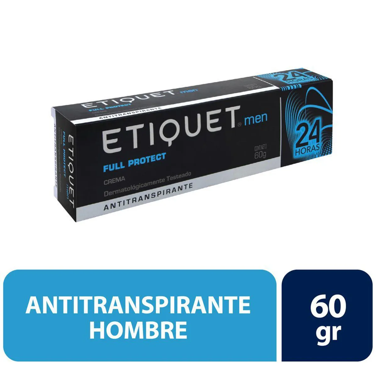 ETIQUET - Desodorante Crema Full Protección Hombre 60g