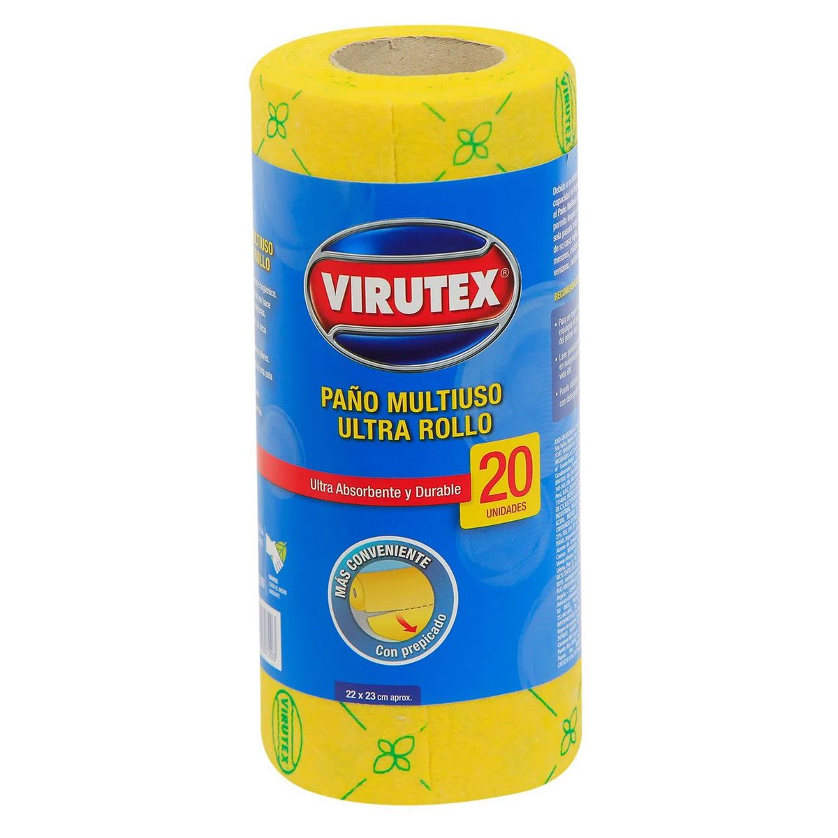 VIRUTEX - Paño Multiuso Ultra Virutex Rollo 20 Un