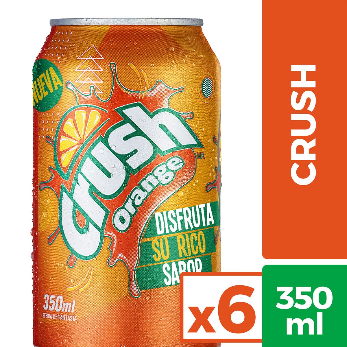 CRUSH - Pack 6 Bebida Crush Lata 350 ml