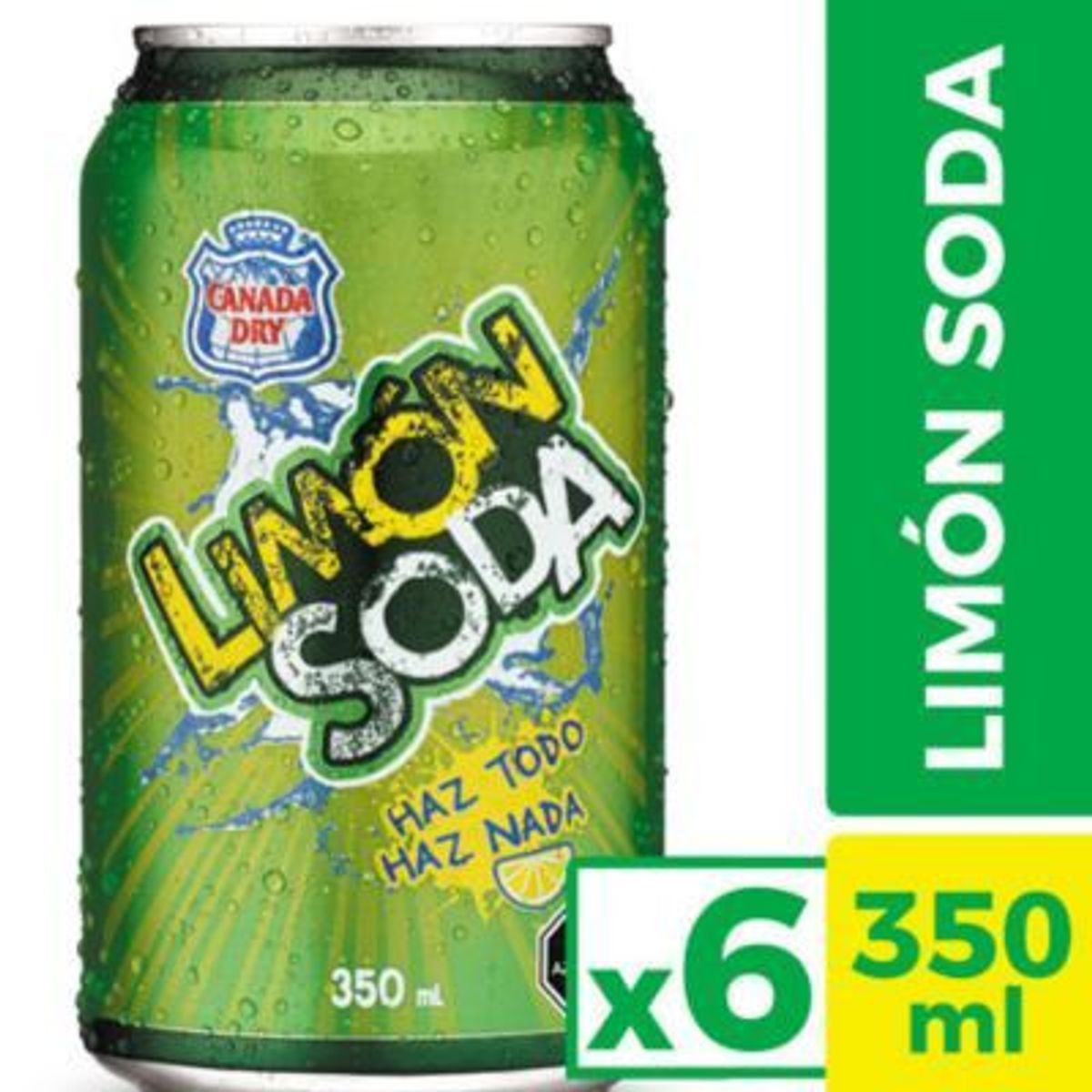 LIMON SODA - Pack 6 Bebidas Limón Soda Lata 350 ml
