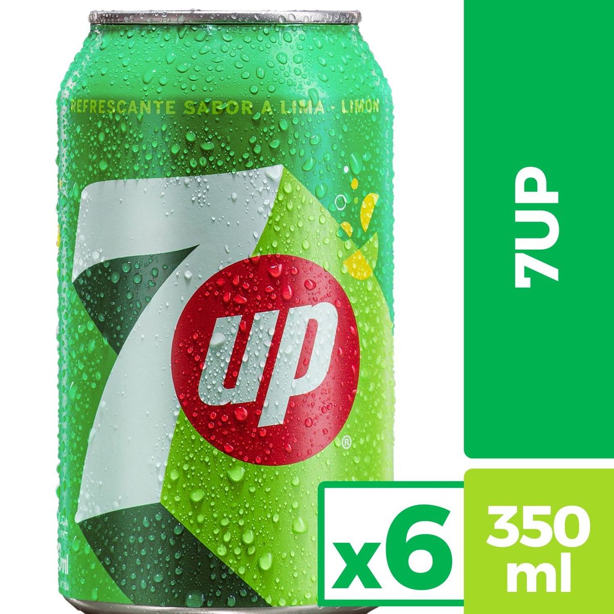 SEVEN UP - Pack Bebida Seven Up Lata 6 x 350 ml