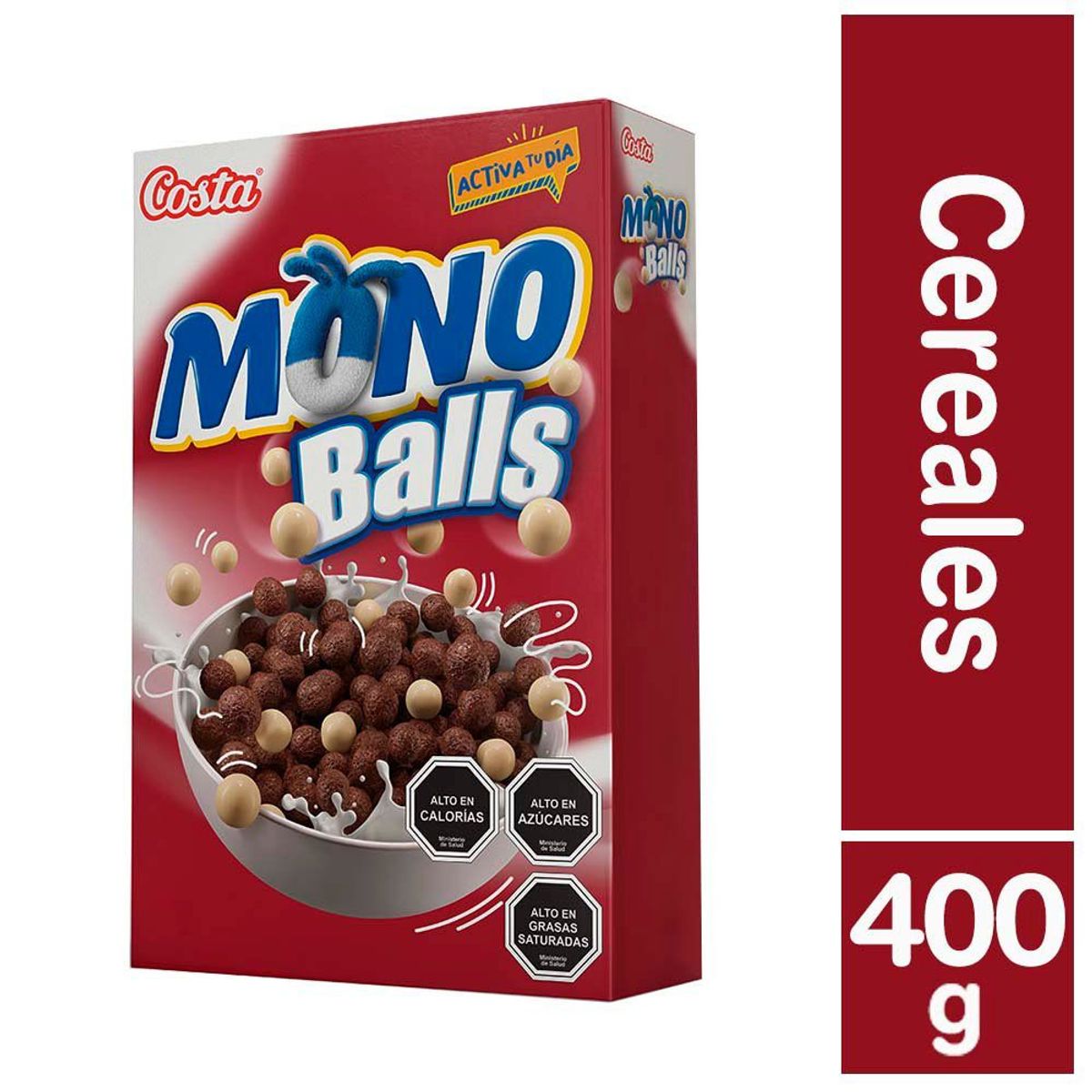COSTA - Cereal Costa Mono Balls Sabor Chocolate 400 g