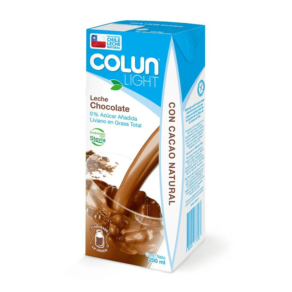 COLUN - Leche Light Sabor Chocolate
