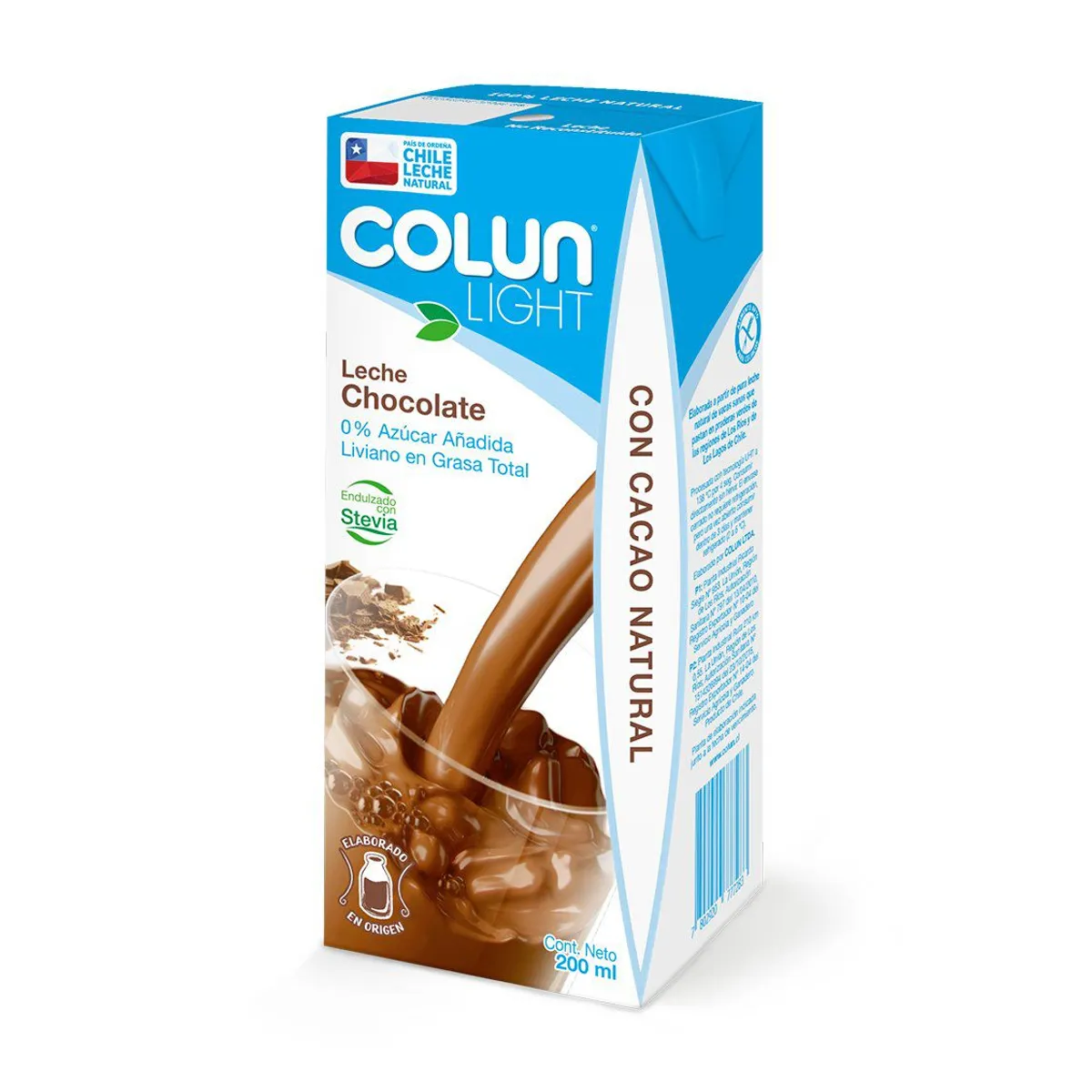 COLUN - Leche Light Sabor Chocolate