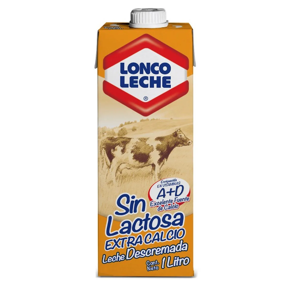 LONCOLECHE - Pack Leche Descremada Extra Calcio Sin Lactosa