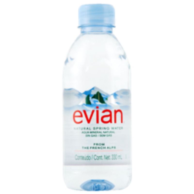 EVIAN - AGUA MINERAL EVIAN S/GAS 330 ML.