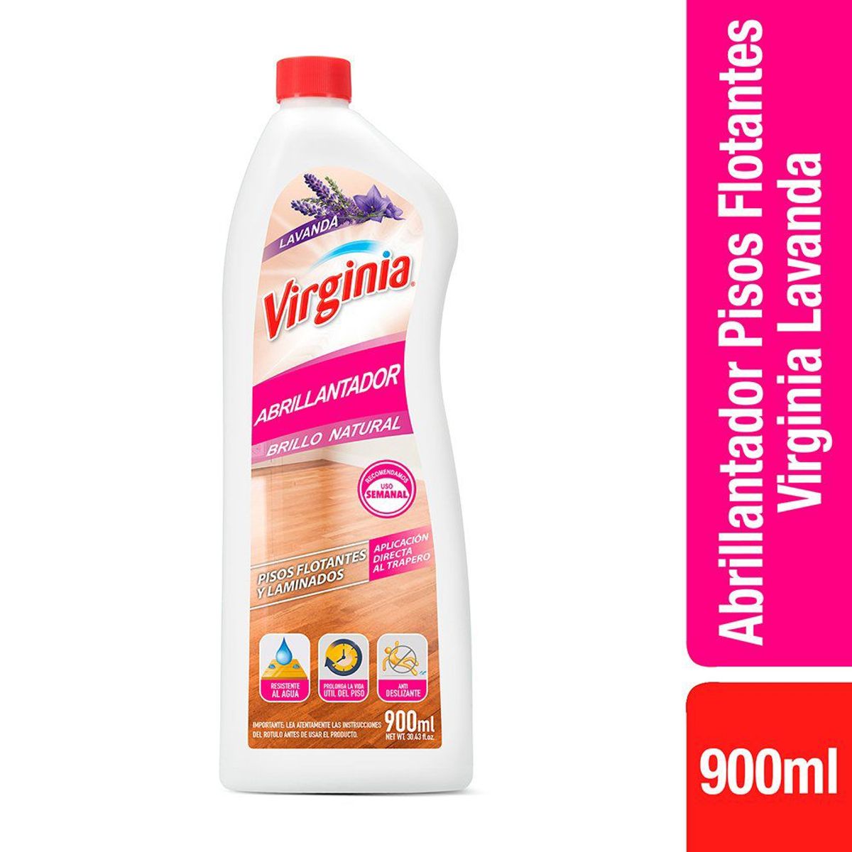 VIRGINIA - Abrillantador Piso Flotante Virginia 900 ml