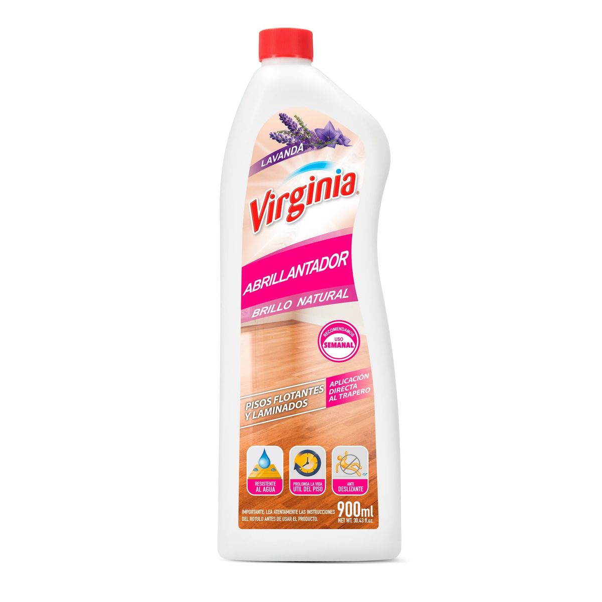VIRGINIA - Abrillantador Piso Flotante Virginia 900 ml