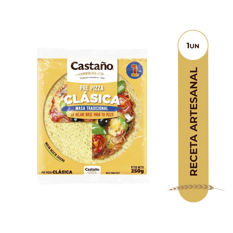  - Masa Prepizza Clásica Receta Artesanal