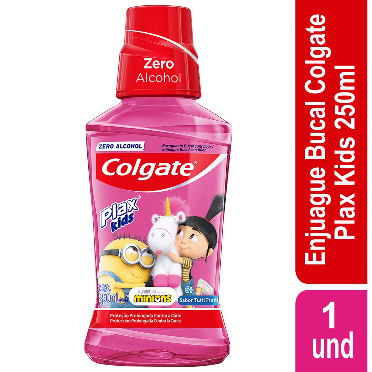 COLGATE - Enjuague Bucal Plax Kids Sabor Tutti Frutti