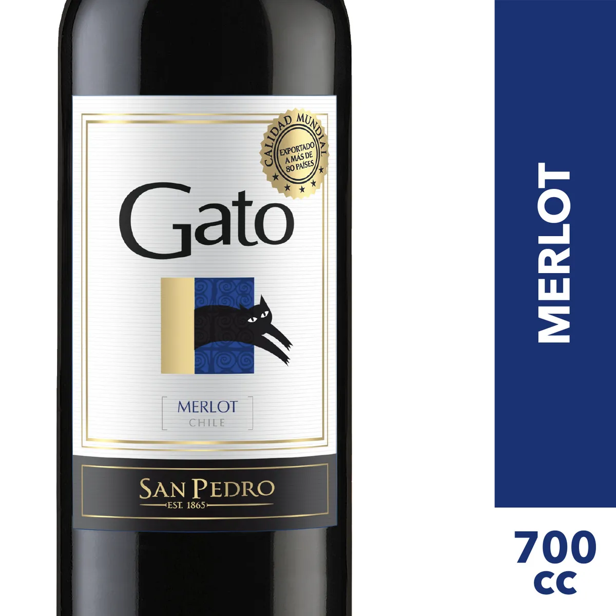 GATO - Vino merlot botella