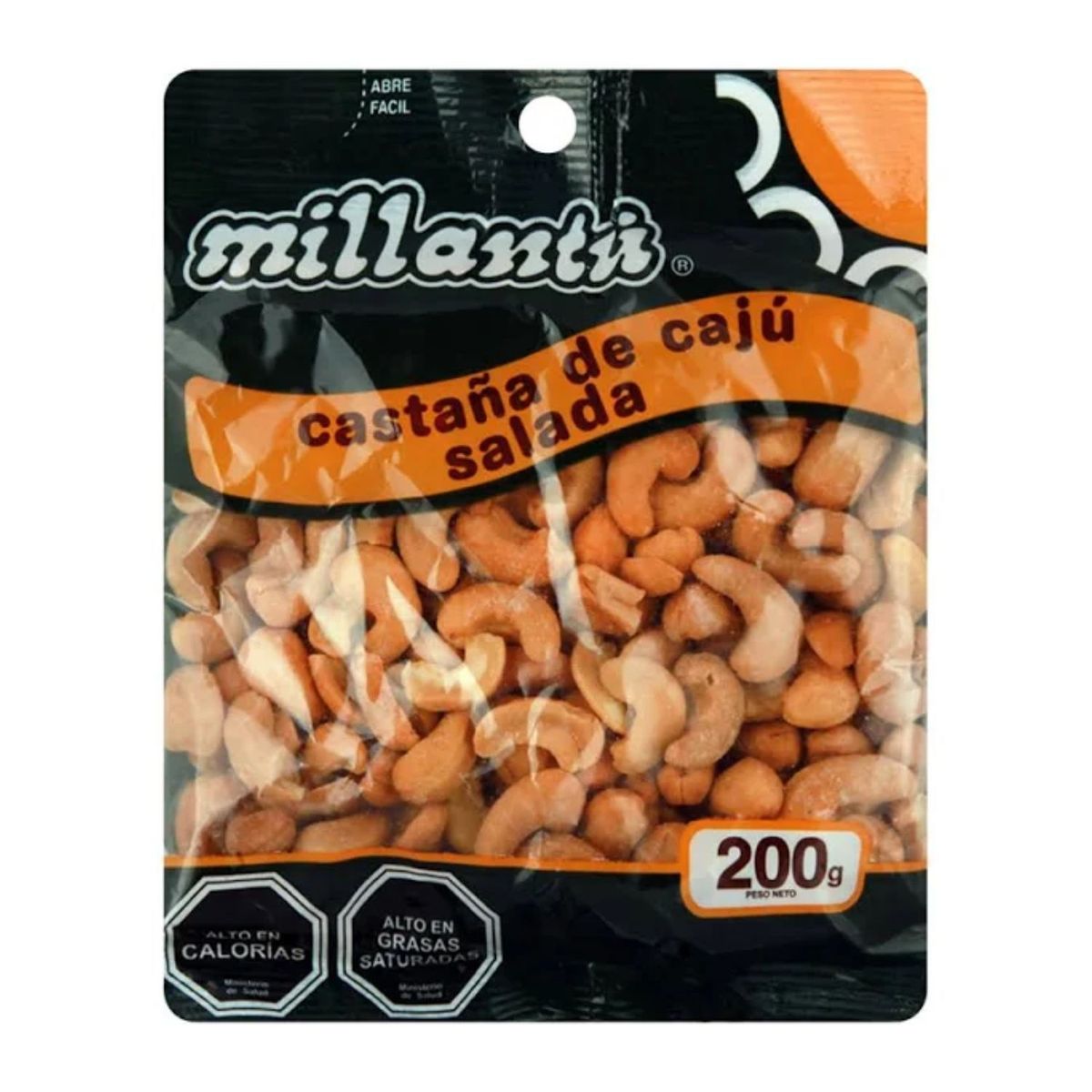 MILLANTU - Castaña de Caju Salada Millantu 200 g