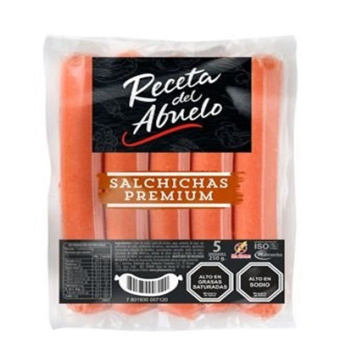 RECETA DEL ABUELO - Salchicha Natural Premium