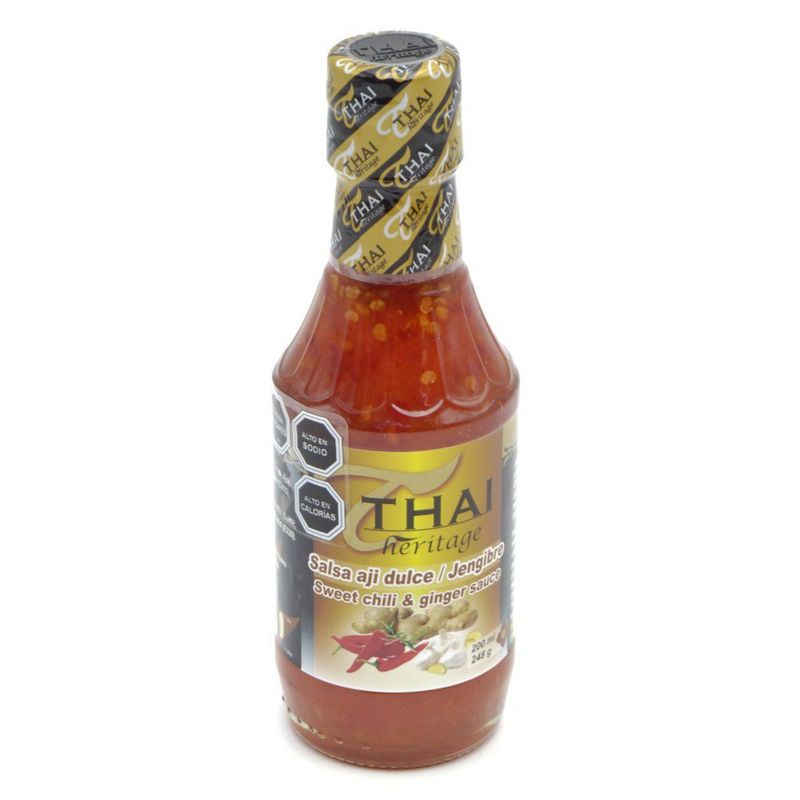 THAI HERITAGE - SALSA DE AJI DULCE y JENGIBRE 248 GRS.