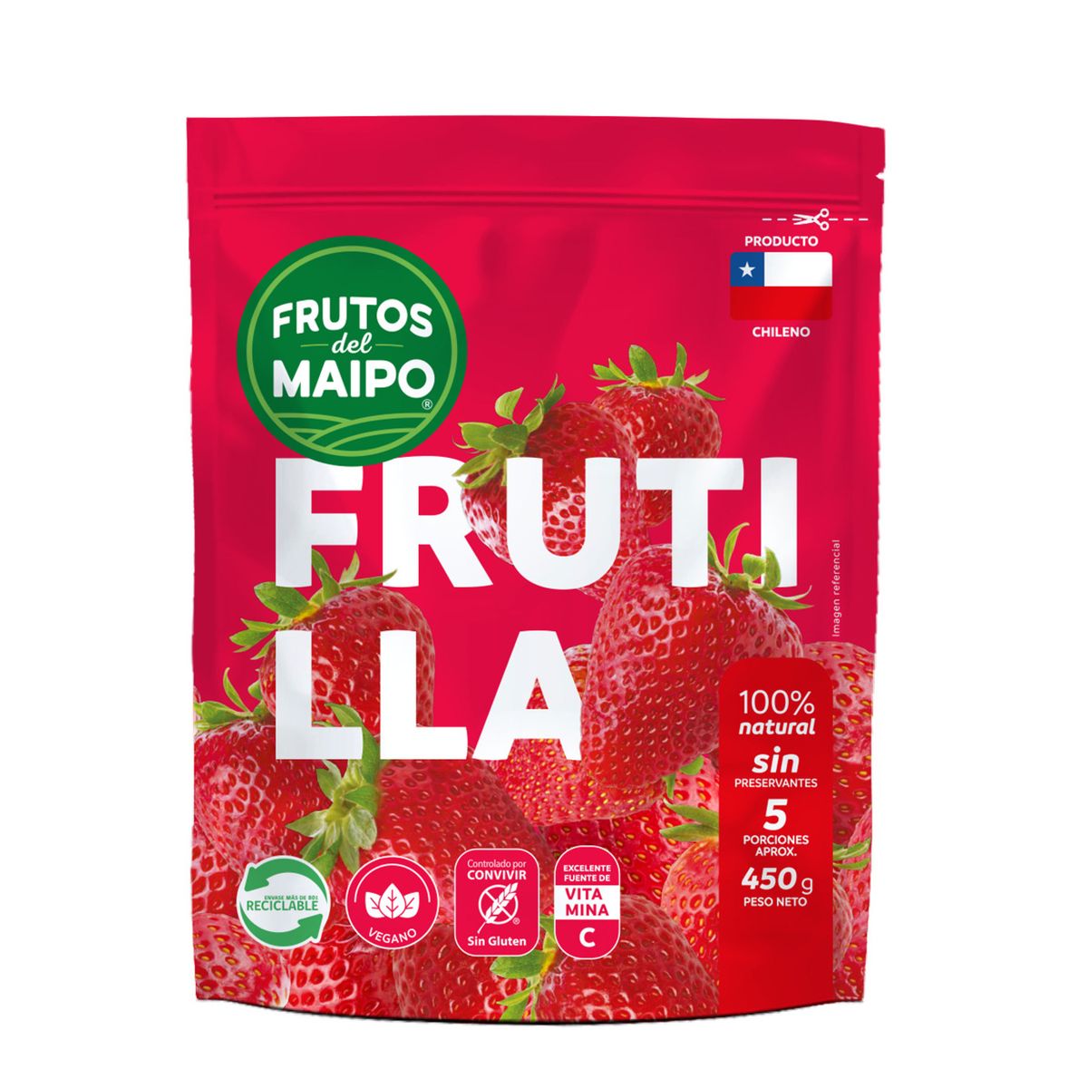 FRUTOS DEL MAIPO - FRUTILLA FRUTOS DEL MAIPO 450 GR