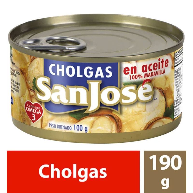 SAN JOSE - Cholgas en Aceite San Jose 190 g