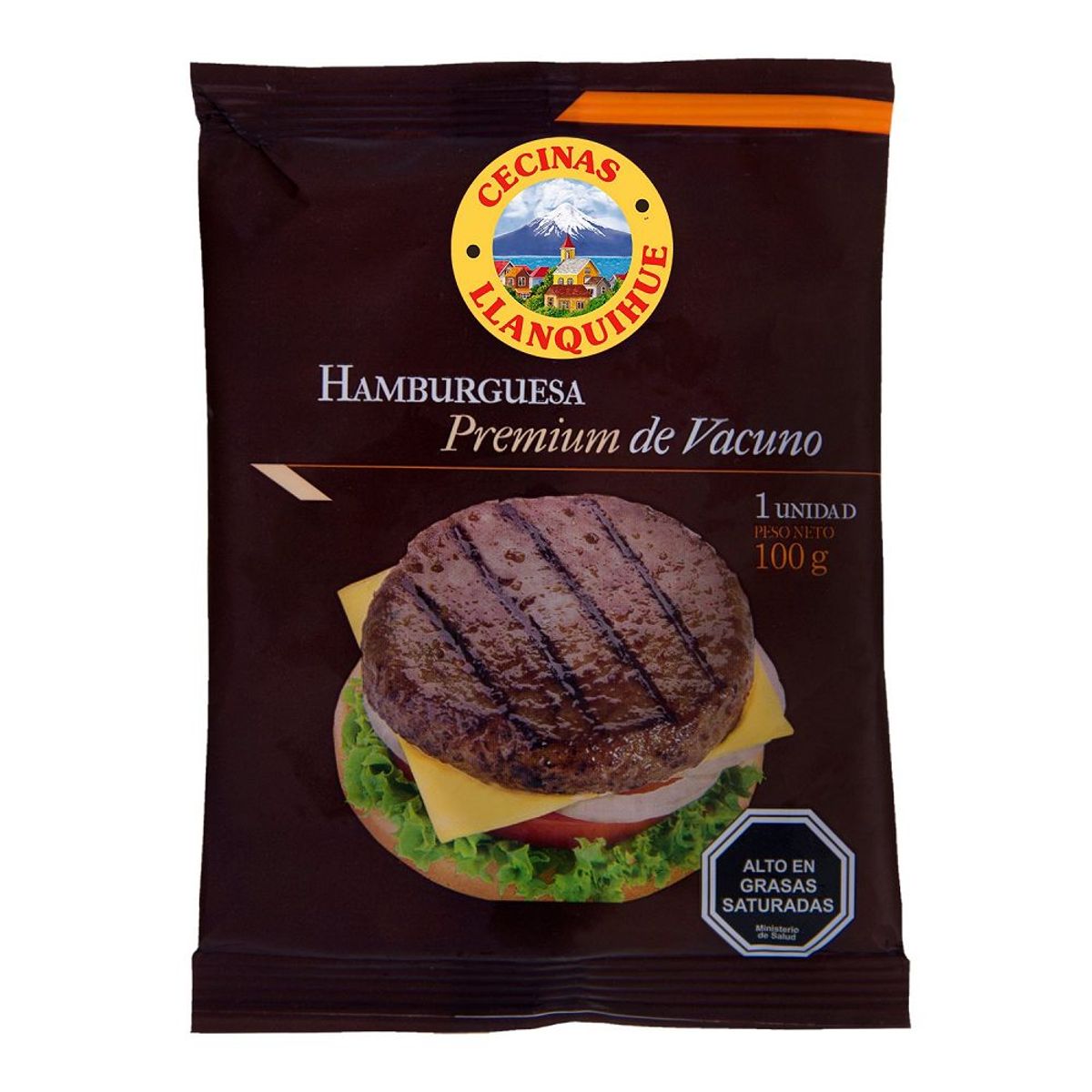 LLANQUIHUE - Hamburguesa de Vacuno Premium Llanquihue 100 g
