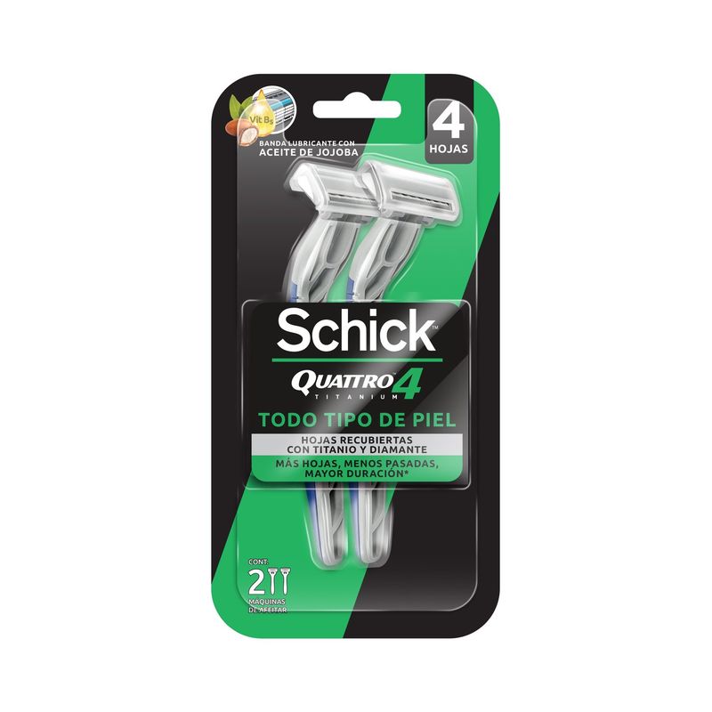 SCHICK - Máquina Afeitar Schick Quattro