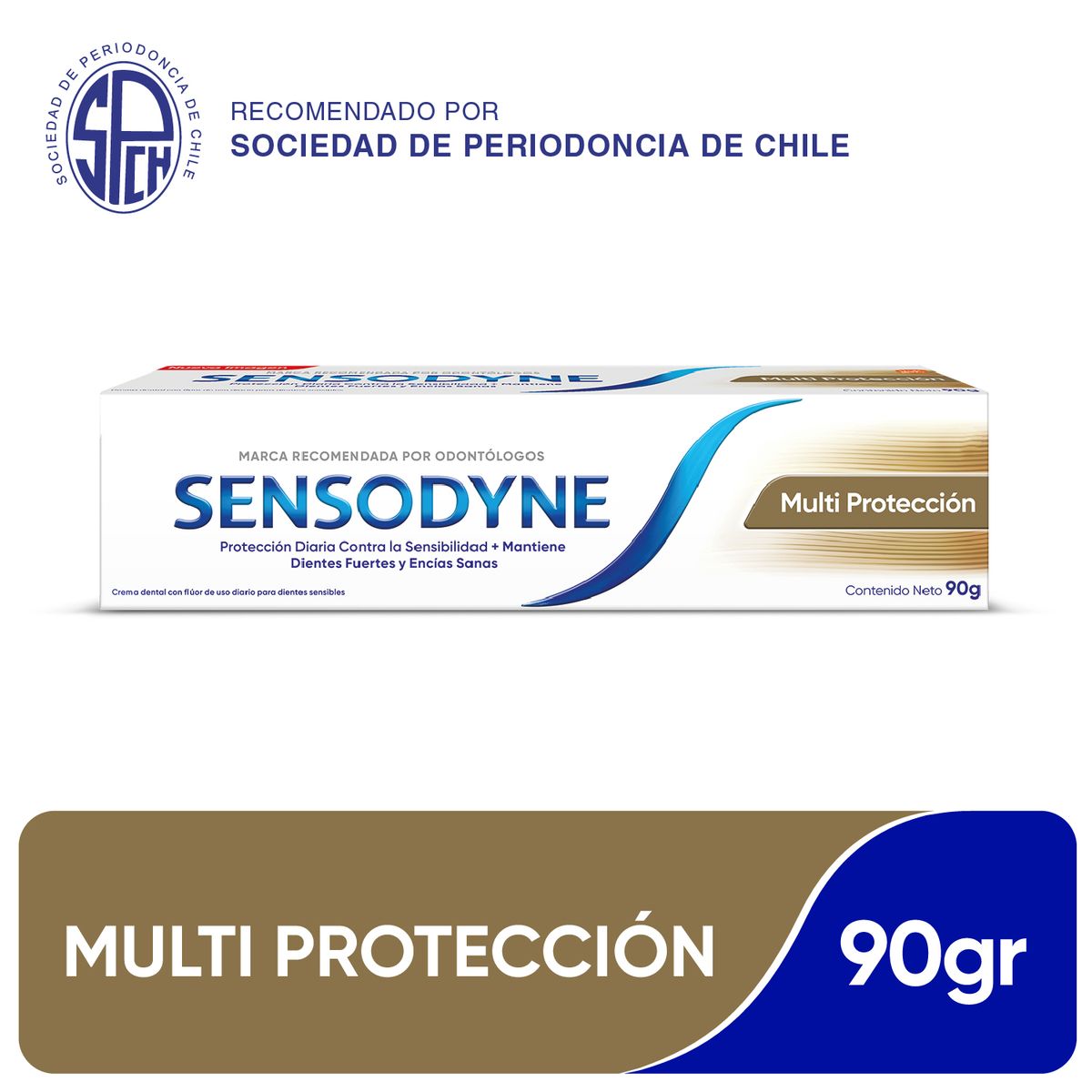SENSODYNE - Pasta de Dientes Multi Protección Sensodyne 90 g