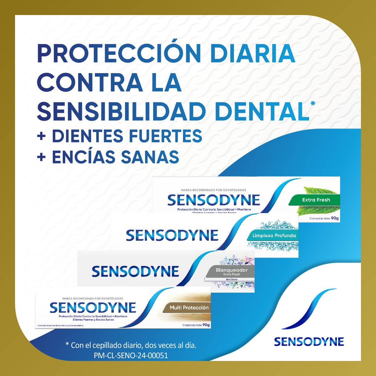 SENSODYNE - Pasta de Dientes Multi Protección Sensodyne 90 g