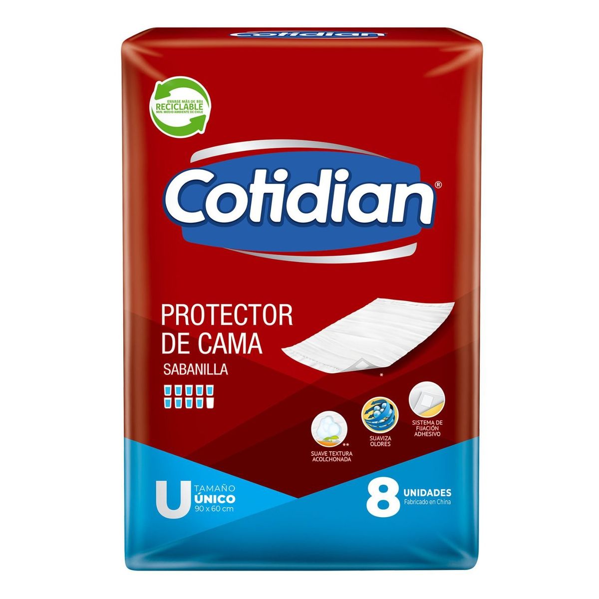 COTIDIAN - Protector de Cama Para Adulto Predoblado