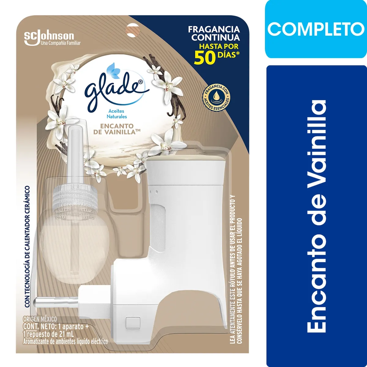 GLADE - Pack Desodorante Ambiental Aceite Vainilla