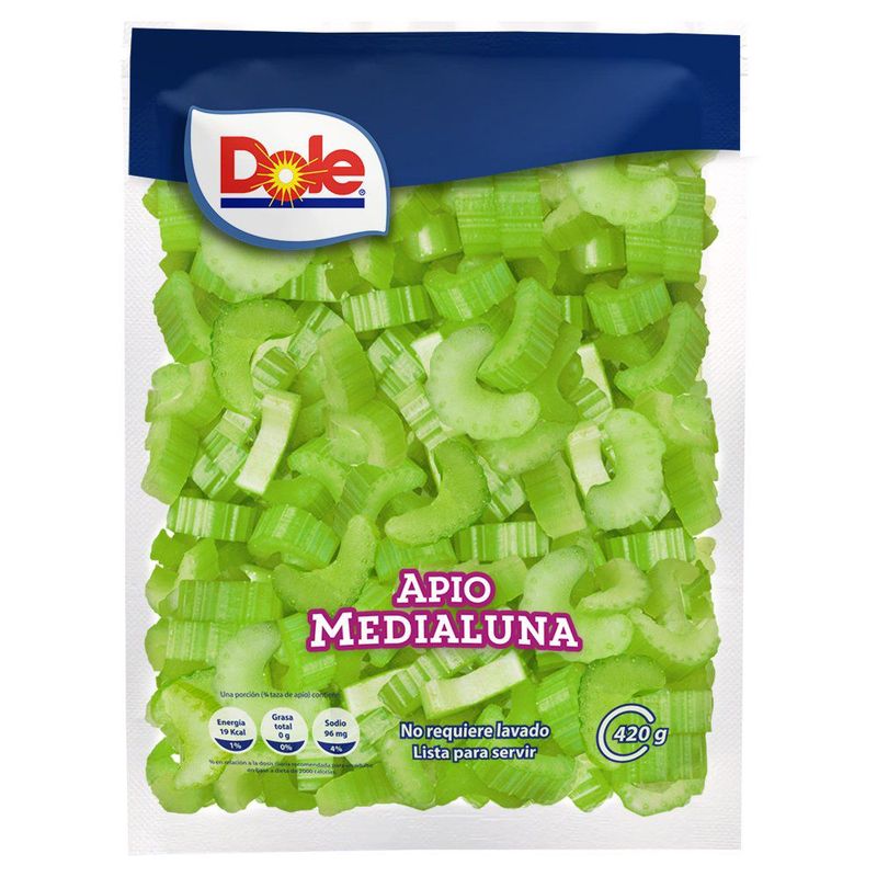 DOLE - Ensalada Apio Medialuna en Bolsa 420 g