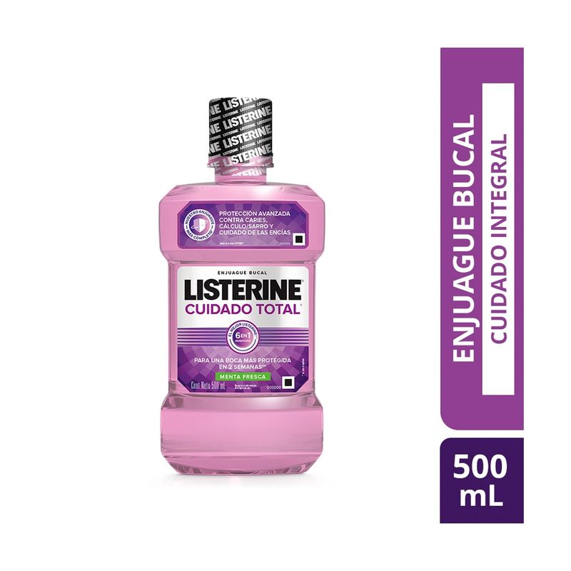 LISTERINE - Enjuague Bucal Cuidado Total