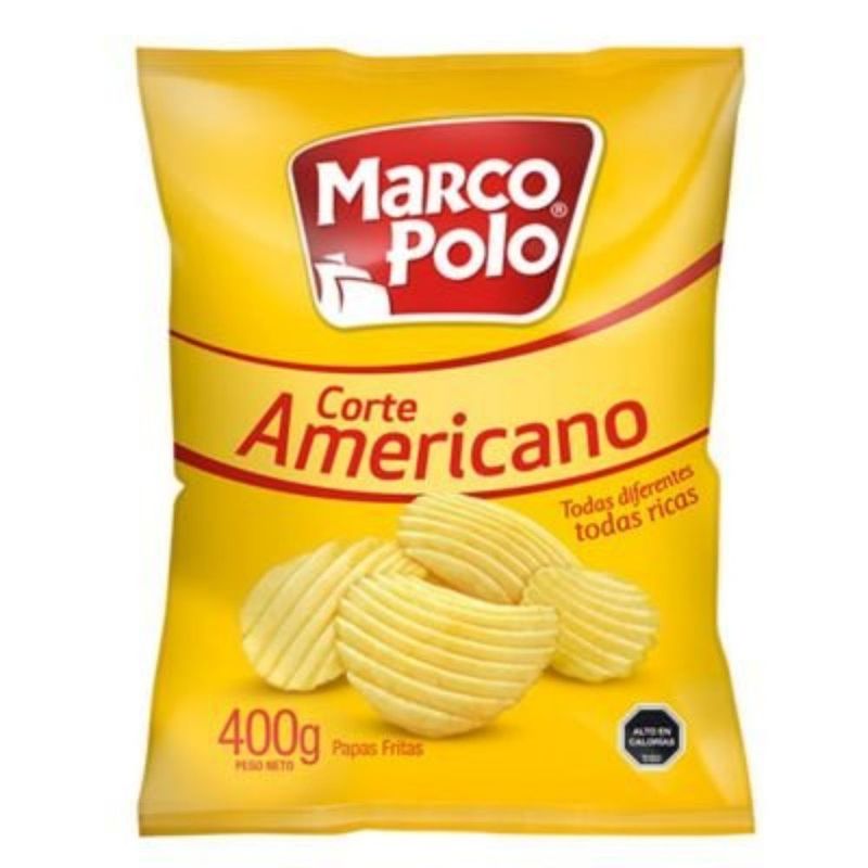 MARCO POLO - PAPAS FRITAS ONDULADAS MARCO POLO 400 GRS.