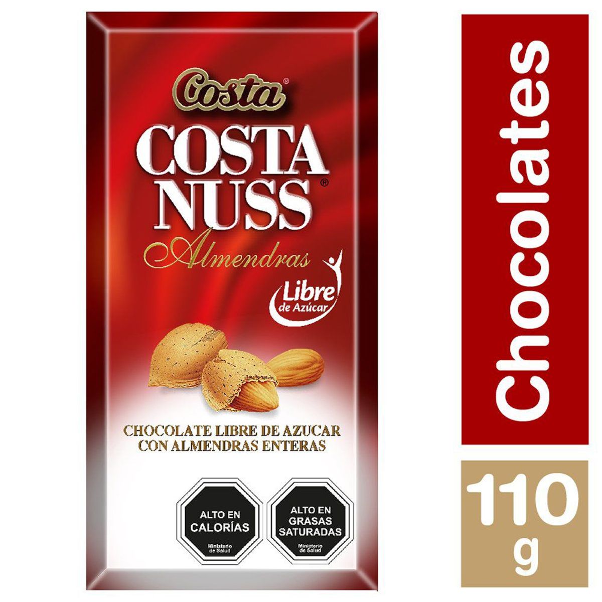 COSTA - Chocolate Costa Costa Nuss Libre De Azúcar