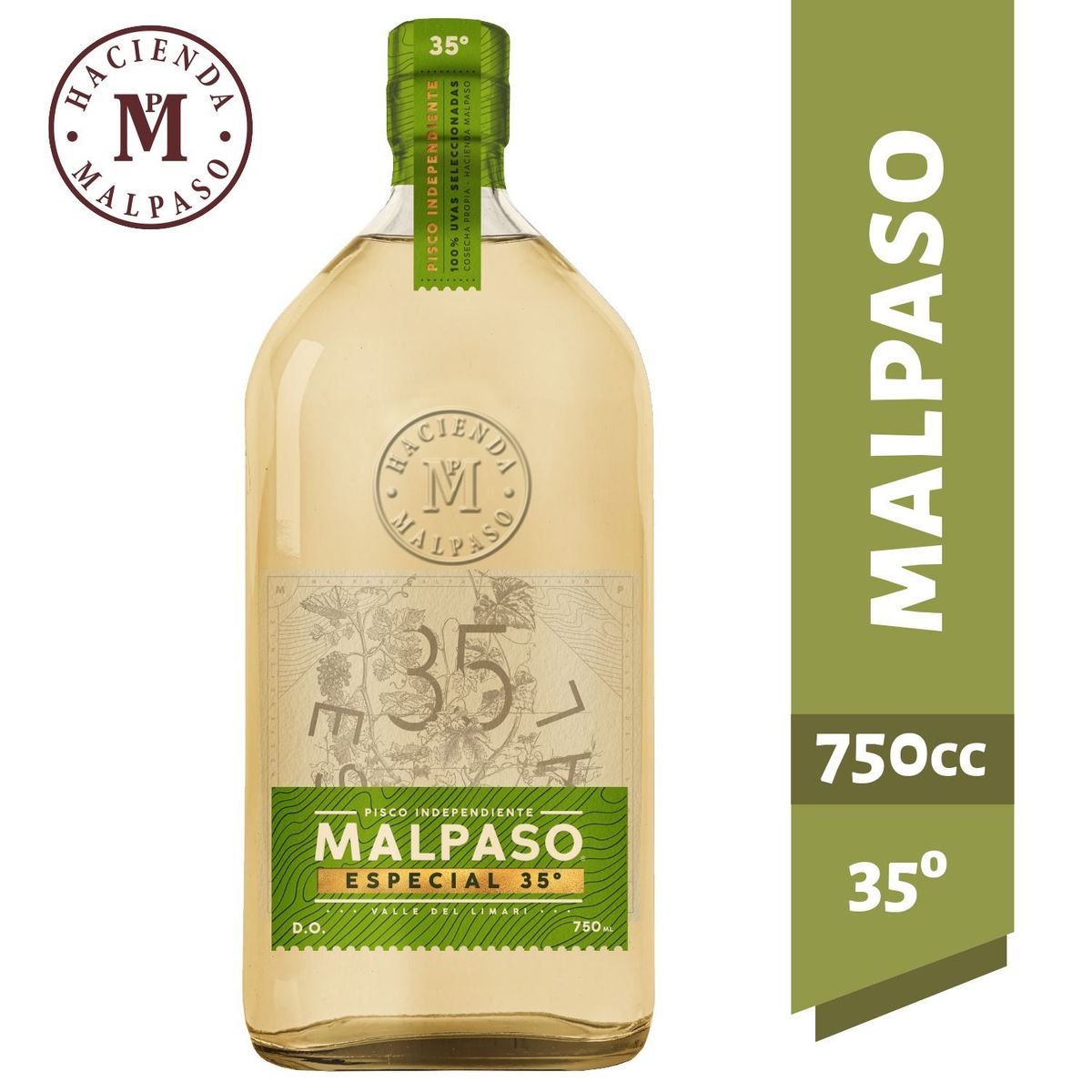 MAL PASO - Pisco Mal Paso Especial 35º Gl
