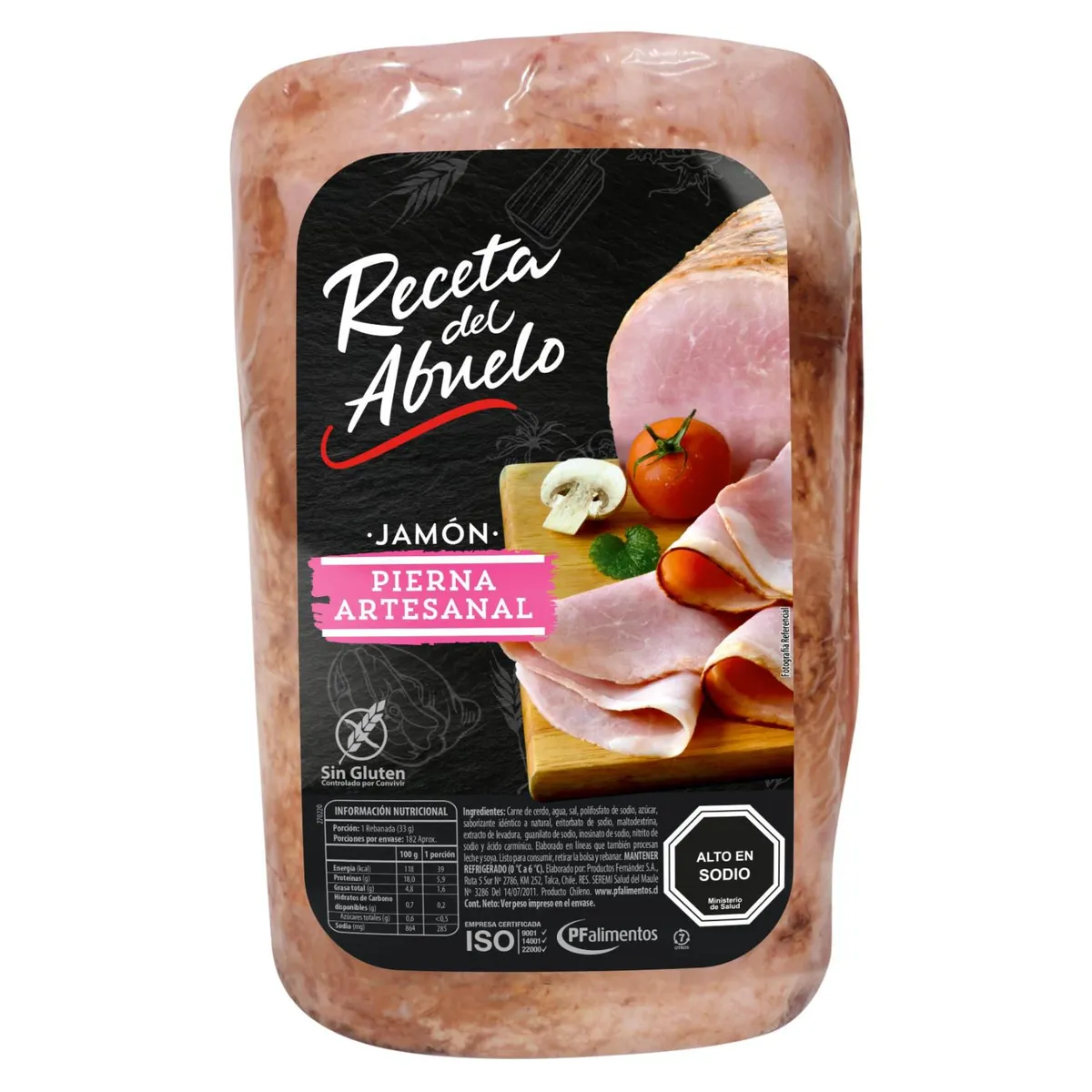RECETA DEL ABUELO - Jamón Pierna Artesanal Grado 1 Receta del Abuelo a Granel