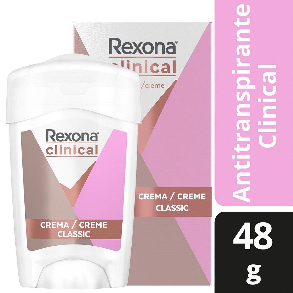 REXONA - Desodorante en Barra Femenino Rexona Clinical Classic 48 g