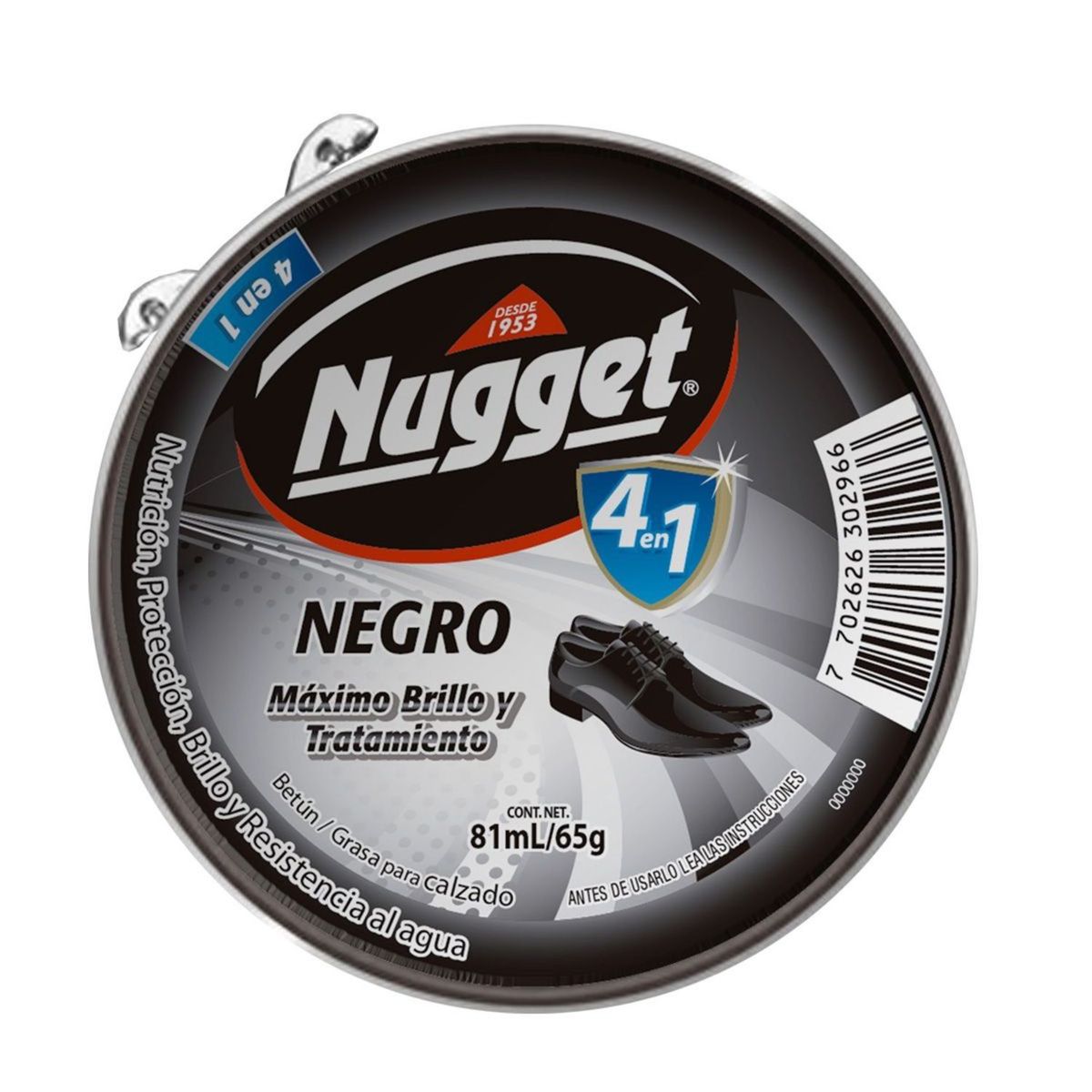 NUGGET - Pasta para Calzado Negro Nugget