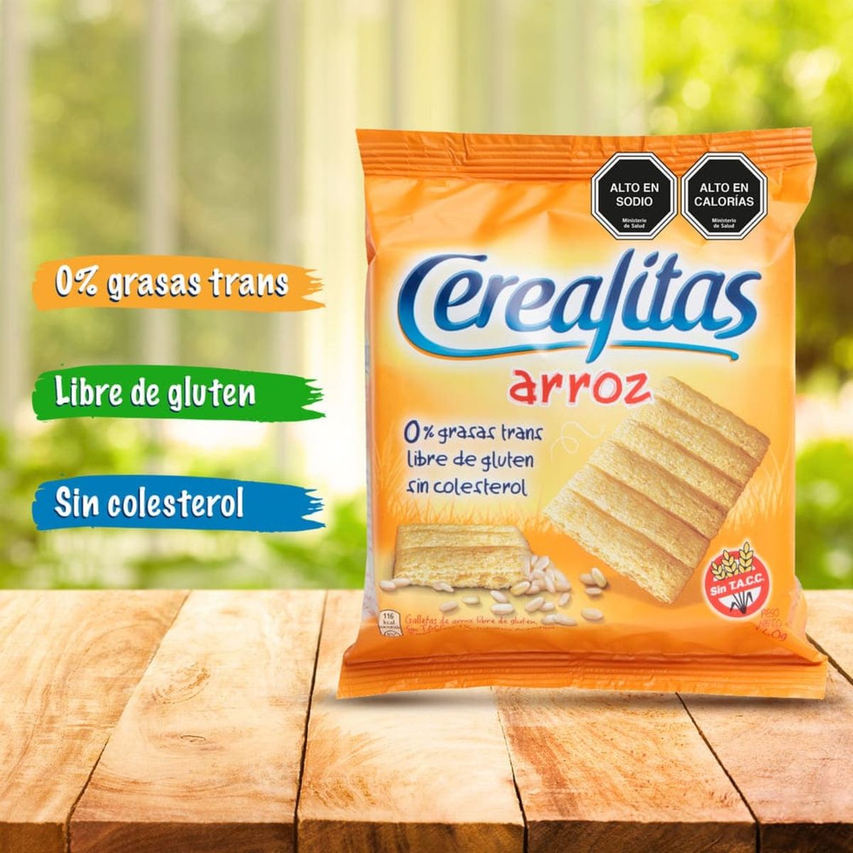 CEREALITAS - Galletas De Arroz Sin Gluten