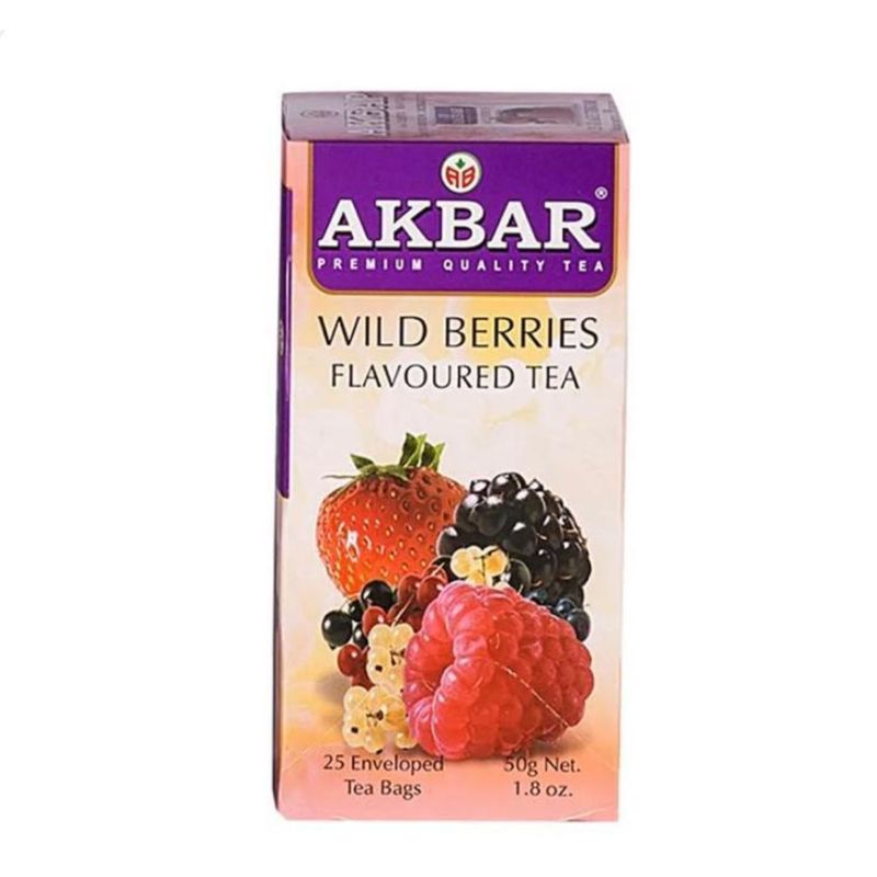 AKBAR - Té Akbar Fruit Flavored Wildberrys 20 Un