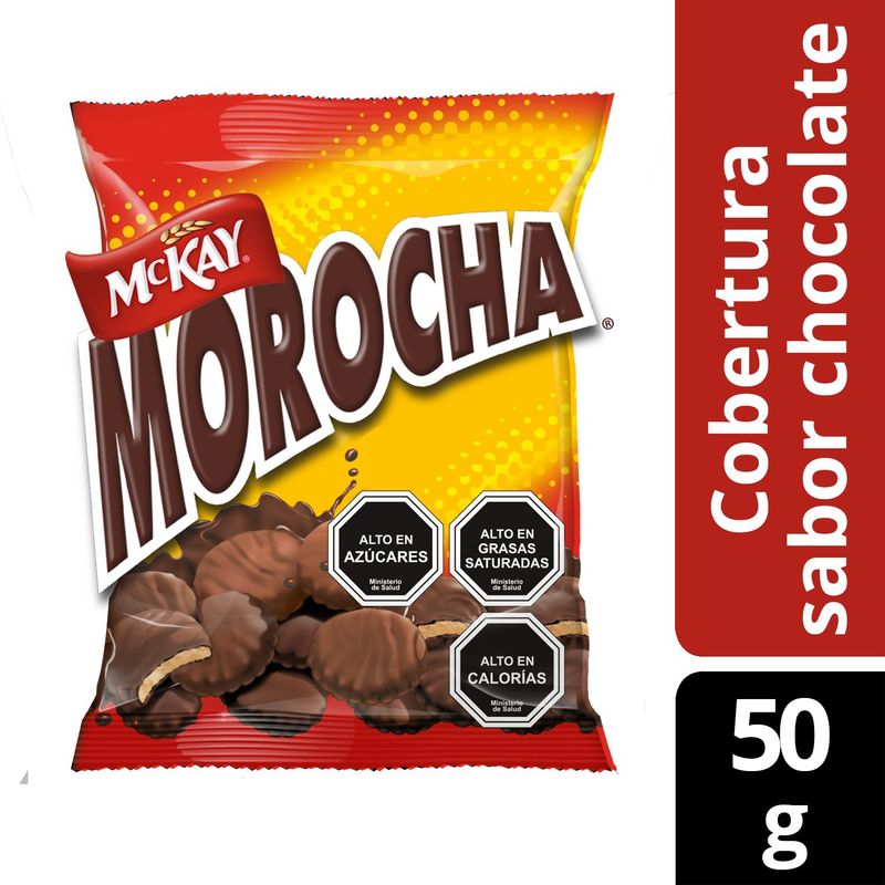 MOROCHA - Galleta Morocha con Cobertura de Chocolate Mckay 50 g