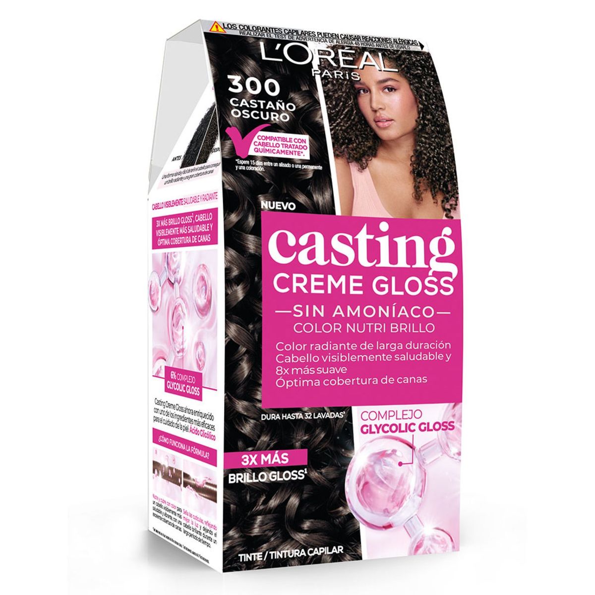 CASTING - Tintura Creme Gloss 300 Castaño Oscuro
